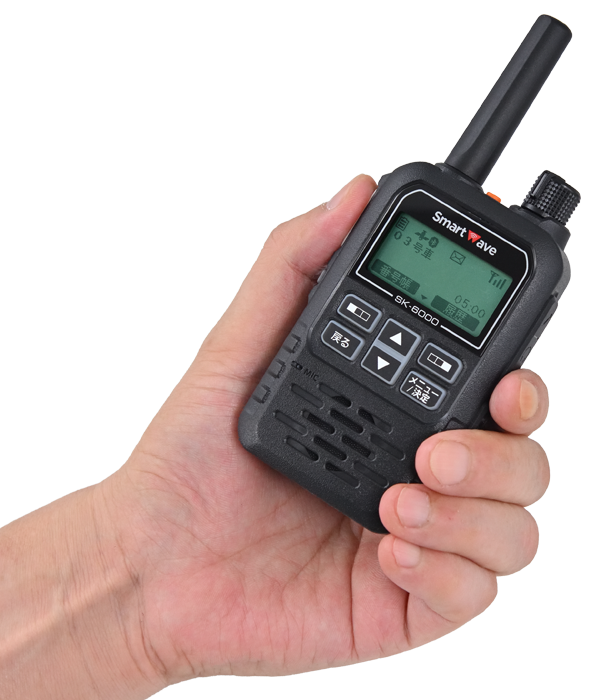 ＩＰ無線機SK-6000手持ちシーン