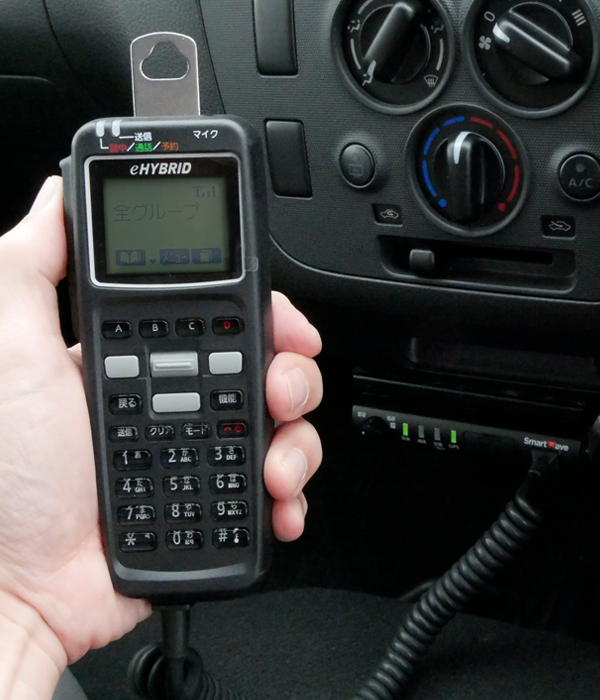 テンキースピーカーマイク車内活用例